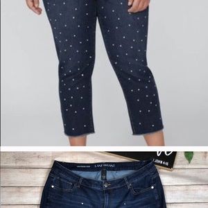 Lane Bryant size 20 Studded Capris